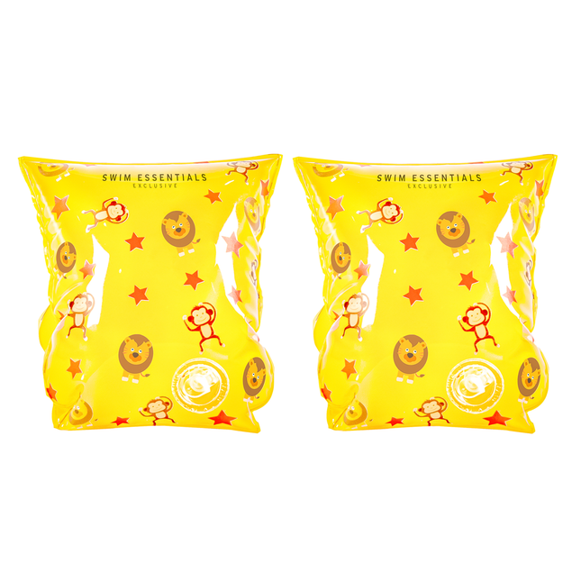 Swim Essentials Cinghie per il nuoto Animals Yellow 2-6 anni