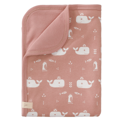 Fresk Coperta per culla Balena Mellow Rose