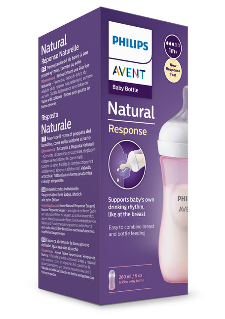 Biberon Philips Avent 3.0 Rosa 260ml