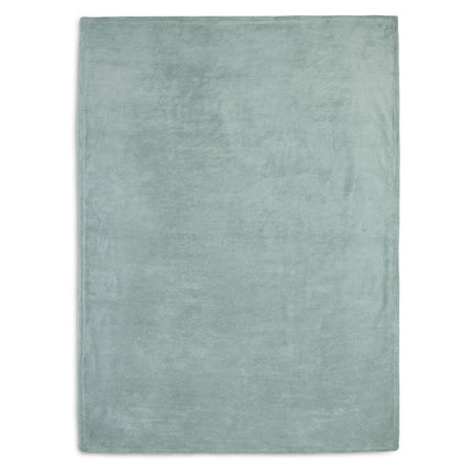 Coperta da letto Jollein Basic Knit Verde Foresta/Pile 100x150cm