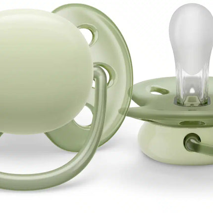 Philips Avent Ciuccio +0 mesi Morbido Beige/Verde chiaro