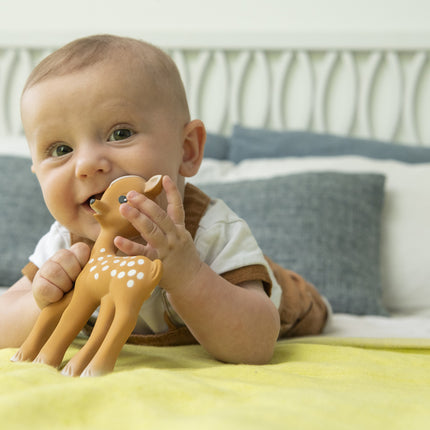 Anello di dentizione Sophie la Giraffa Ventaglio Il Piccolo Cervo