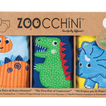 Zoocchini Pantaloni Pratica Ragazzi Cotone Giurassico 3 pezzi