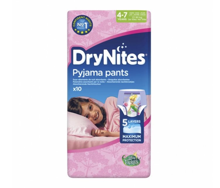 Huggies Pannolini Drynites Ragazze M 17-30 Kg