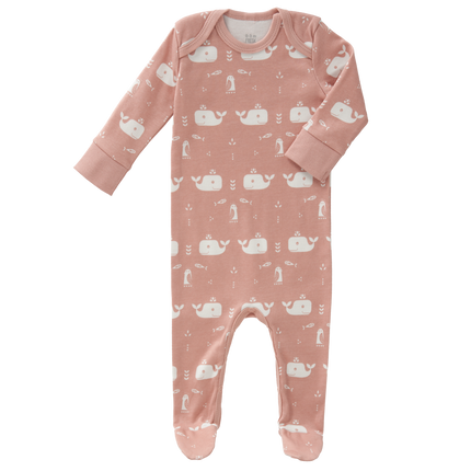 Pigiama Fresk per bambini con balena a forma di piede Mellow Rose