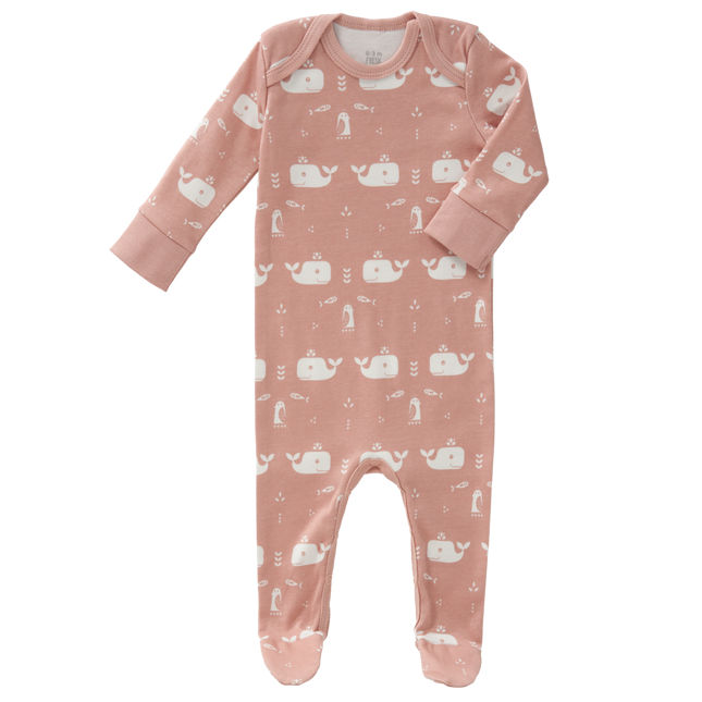 Pigiama Fresk per bambini con balena a forma di piede Mellow Rose