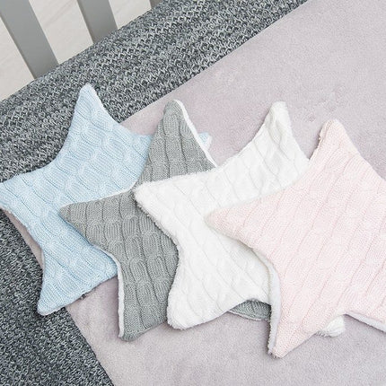 Baby's Only Cuddle Cloth Star Cable Bianco