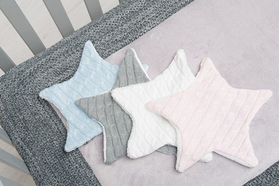 Baby's Only Cuddle Cloth Star Cable Bianco