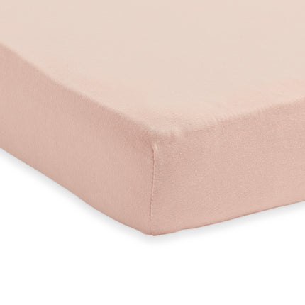 Jollein Lenzuolo a pieghe Jersey Rosa pallido 60x120cm 2 pezzi