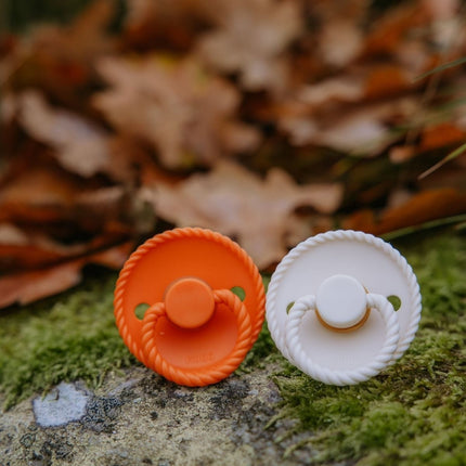 Tettarella Frigg Taglia 1 Corda Crema/Lattice d'arancio Confezione da 2 pezzi