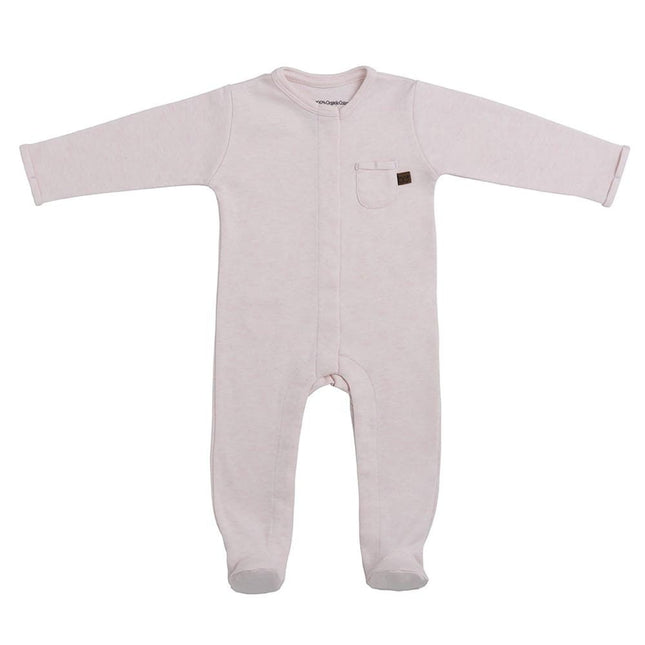 Tutina Only Baby con piedini Melange Rosa Classico