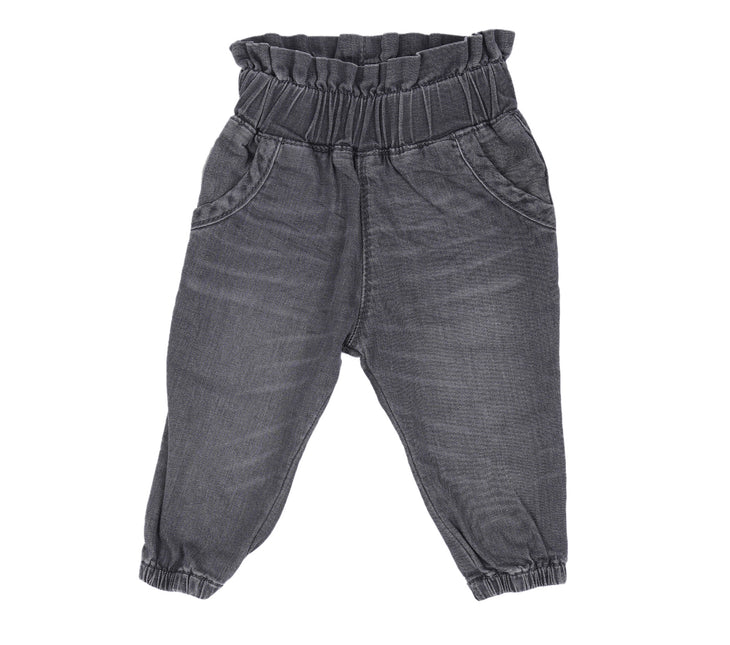 Pantaloni Riffle Baby Grigio Denim