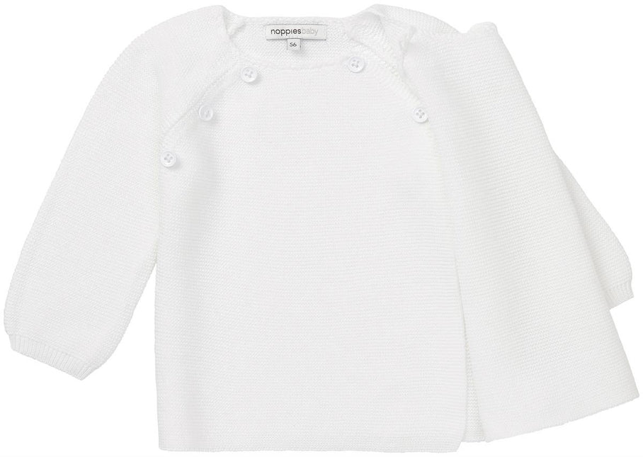 Noppies Baby Cardigan Pino Bianco