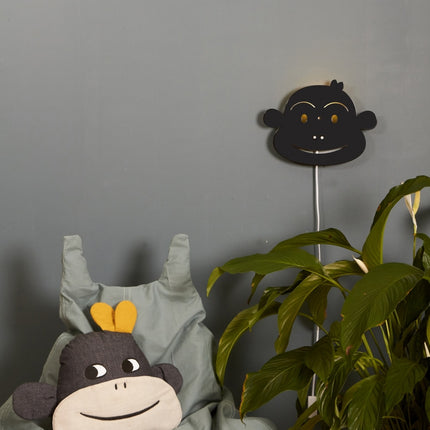 Lampada da parete per coinquilini Baby Room Monkey