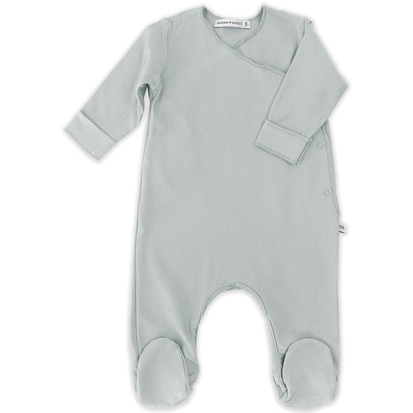 Bamboom playsuit con piedini azzurro