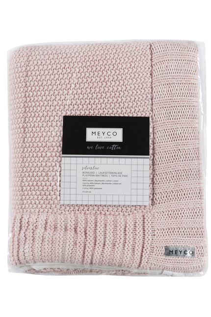 Meyco Boxcloth Relief Misto Rosa