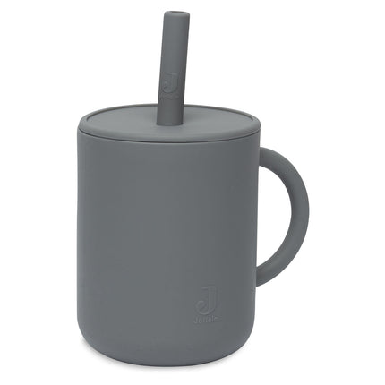 Jollein Tazza per bere in silicone Grigio Tempesta