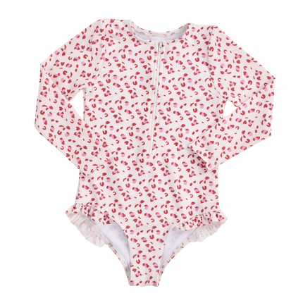 Costume da bagno Uv Essentials con stampa pantera rosa antico