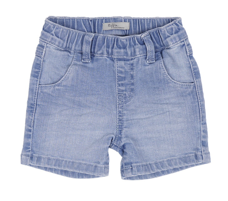 Pantaloni Riffle Baby corti in denim