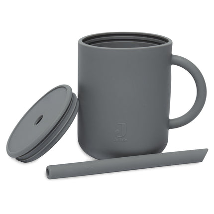 Jollein Tazza per bere in silicone Grigio Tempesta