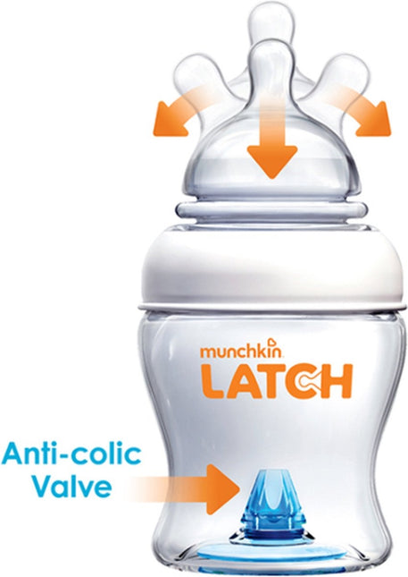 Infusore per biberon Munchkin con chiusura a chiavistello da 120 ml