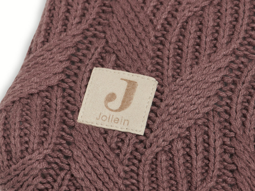 Jollein Coprifasciatoio Spring Knit Chestnut 75x85cm