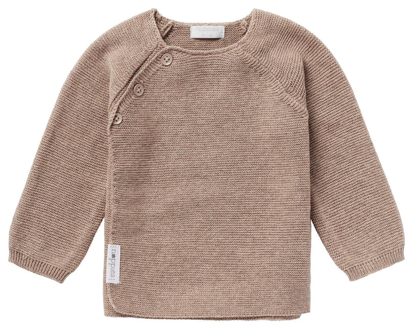 Noppies Baby Cardigan Pino Taupe Melange