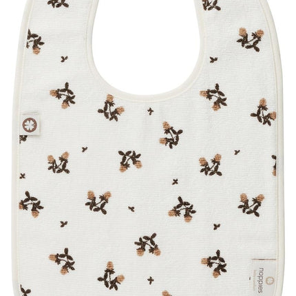 Noppies Bib Terry Blooming Clover Rivestito Jet Stream