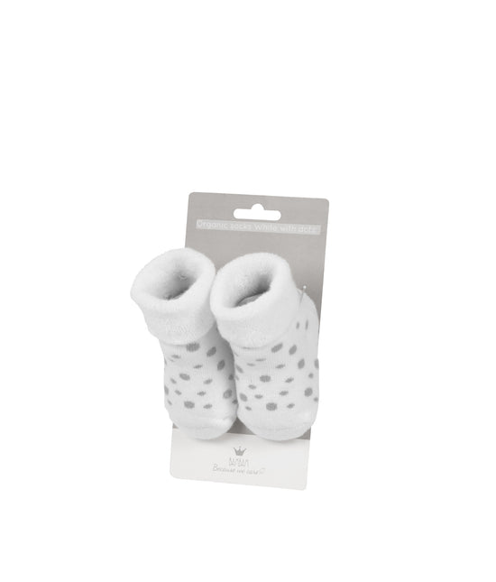 BamBam Babysocks Calzini a pois bianchi