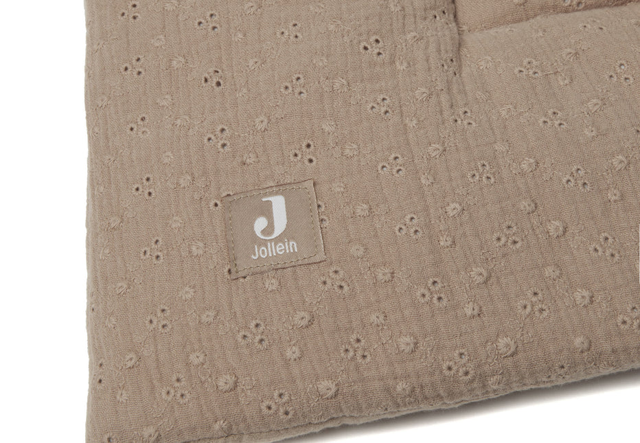 Jollein Boxcloth Ricamo Biscotto 75x95cm