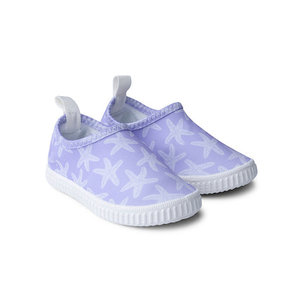 Swim Essentials Water Shoes Anti Slip Lila Sea Star Lycra