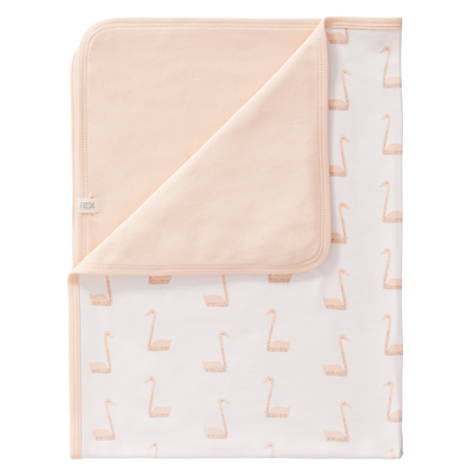 Fresk Coperta per culla Swan Pale Peach