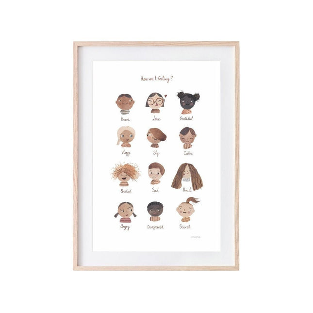 Poster Mushie Sentimenti Grande 71 cm