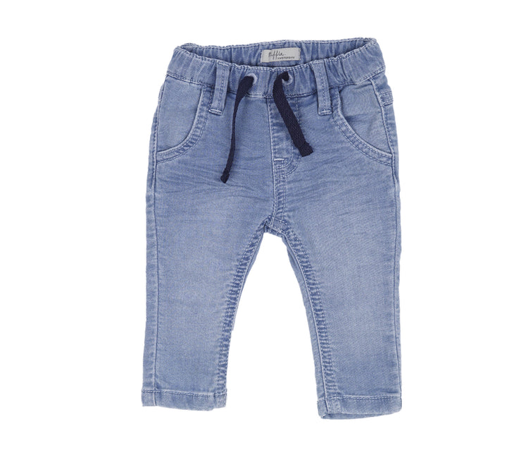 Pantaloni Riffle Baby Denim Blu