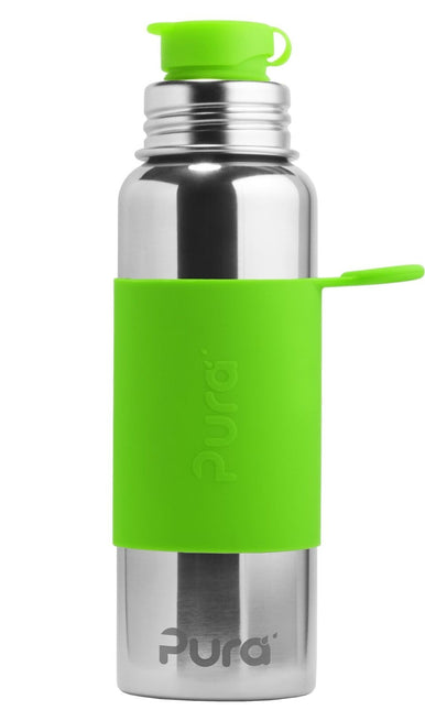 Pura Borraccia in Acciaio Inox 850Ml Set Verde 3 pezzi