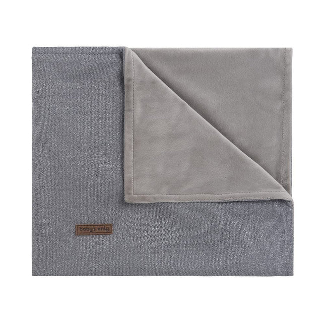 Coperta per culla Baby's Only Soft Sparkle Melee Grigio Argento