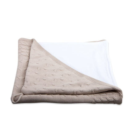 Coperta per bambini Baby's Only Wrap Blanket Baby Chenille Cable Beige