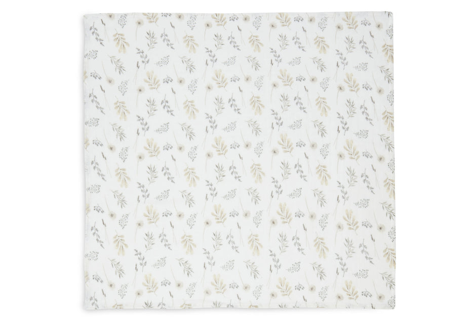 Jollein Panno Idrofilo Piccoli Fiori Selvatici 70x70cm 3 pezzi