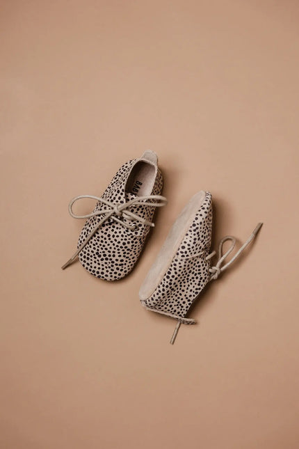 Baby Dutch Scarpe da bambino Nova Speckled Suede