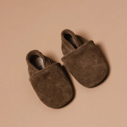 Baby Dutch Baby Shoes Lio Marrone Camoscio