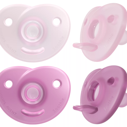 Philips Avent Ciuccio Soothie Girl +0 mesi 2 pezzi