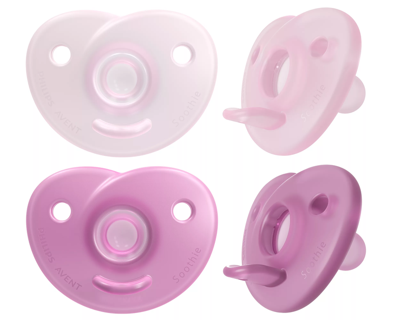 Philips Avent Ciuccio Soothie Girl +0 mesi 2 pezzi