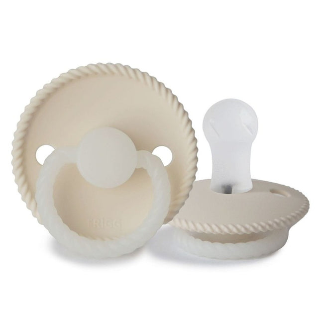 Tettarella Frigg Taglia 1 Corda Crema Notte in Silicone