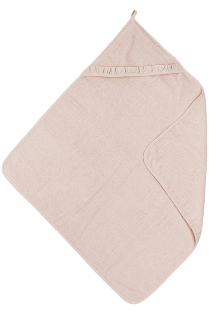 Meyco Badcape Baby Terry Ruffle Soft Pink