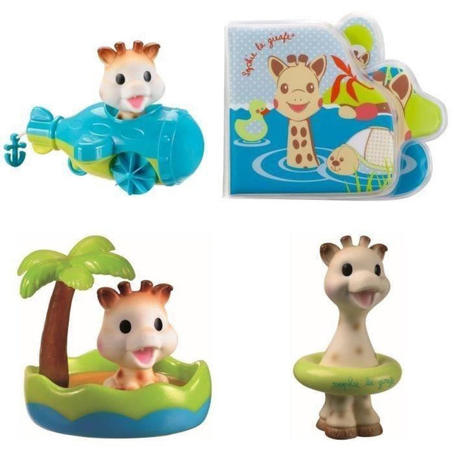 Giocattoli da bagno Sophie la Giraffa Set da bagno di lusso 2 pezzi