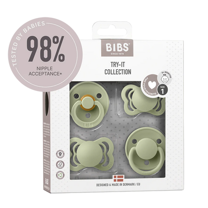 BIBS Tettarella Misura 1 Test Pack Salvia