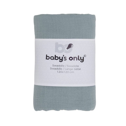 Baby's Only Inbakerdoek Breeze Stonegreen 120x120cm