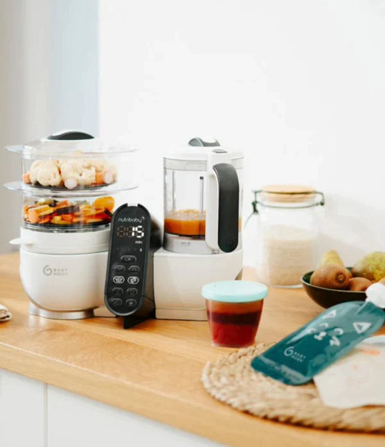 Babymoov Robot da cucina Nutribaby Bianco con Thermobox