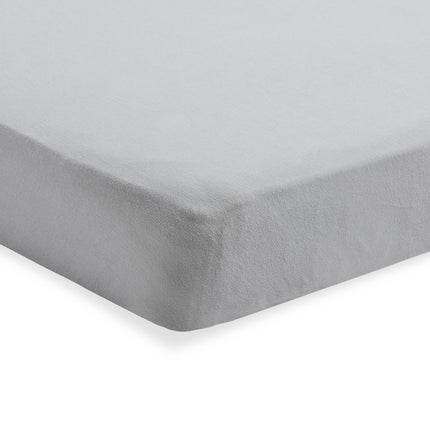 Jollein - Lenzuolo a pieghe Jersey Soft Grey 60x120cm 2 pezzi