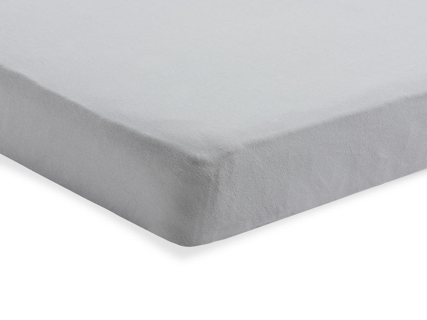 Jollein - Lenzuolo a pieghe Jersey Soft Grey 60x120cm 2 pezzi